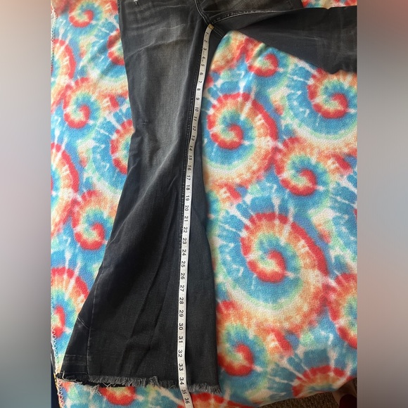 Bridge by Gly Elliot High Rise Super Flare Tall Long Bell Bottom Jeans - Picture 5 of 10